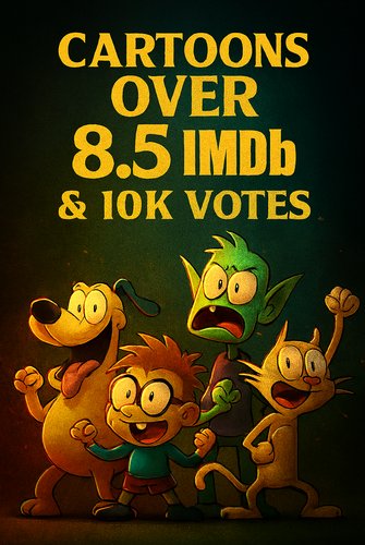 Cartoons with IMBD Rating 8.5+ 10K+ Votes poster
