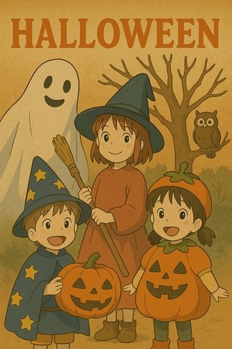 Kids Halloween poster