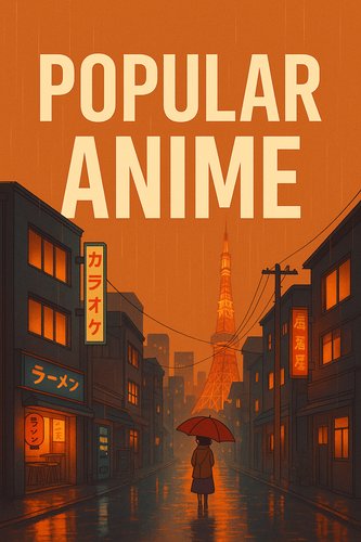 Popular Anime poster