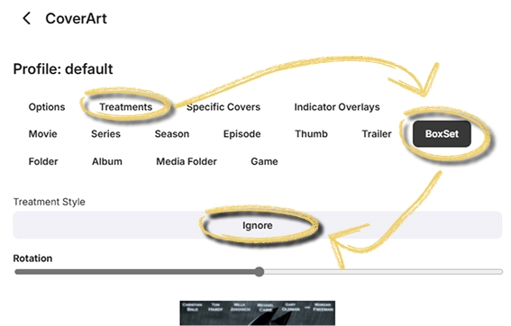 Set to Ignore BoxSets in CovertArt plugin